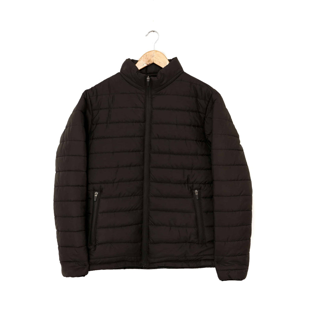 Stand Collar Puffer Jacket -