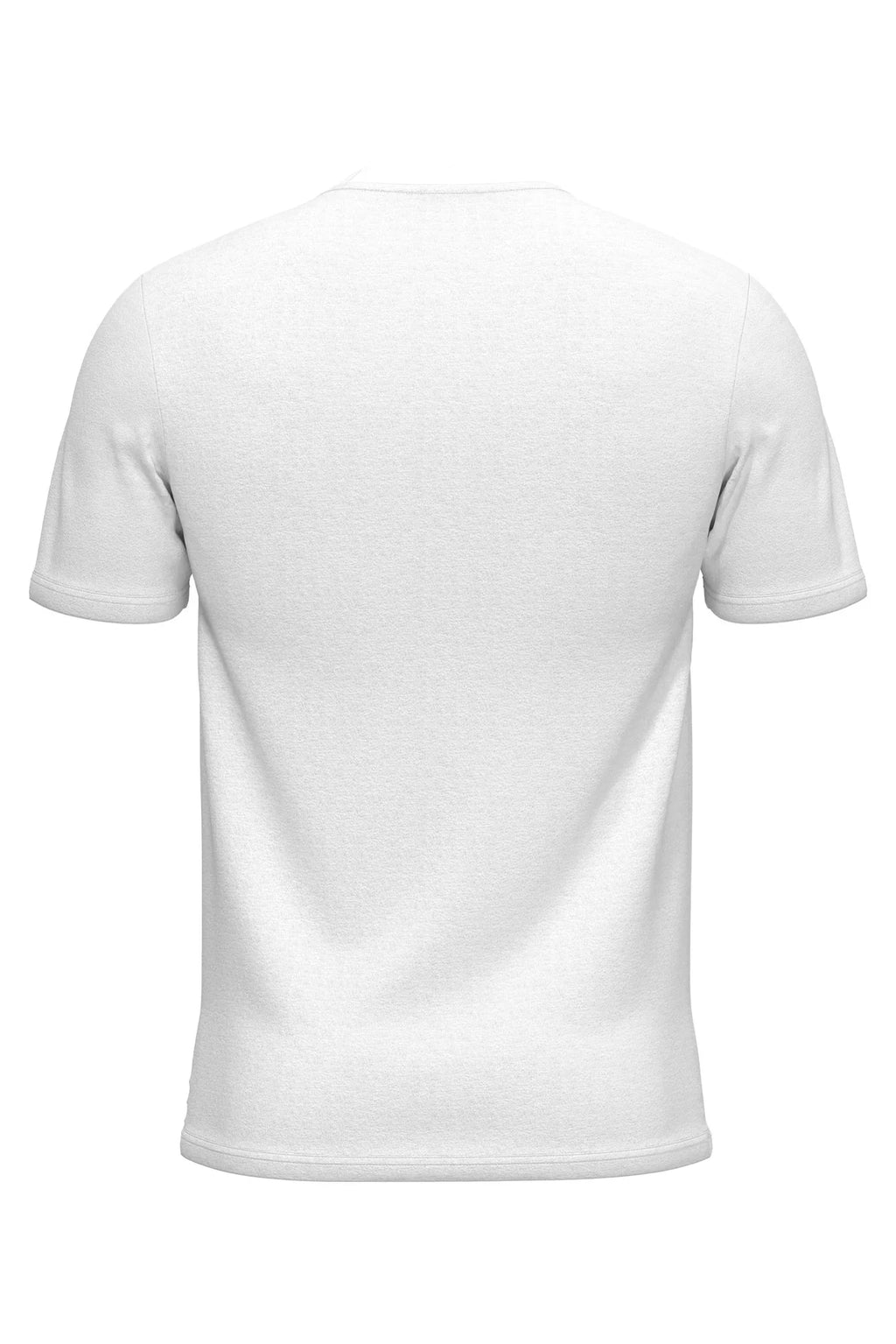 Deep Neck Undershirt Half Sleeves VEST (WHITE)