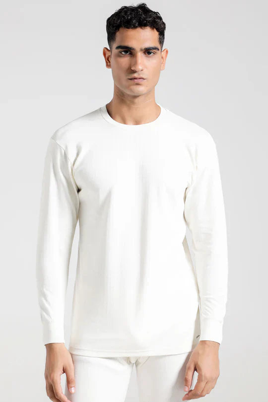 Men's Full-Body Thermal Warmer Wool (FULL SUIT)- White