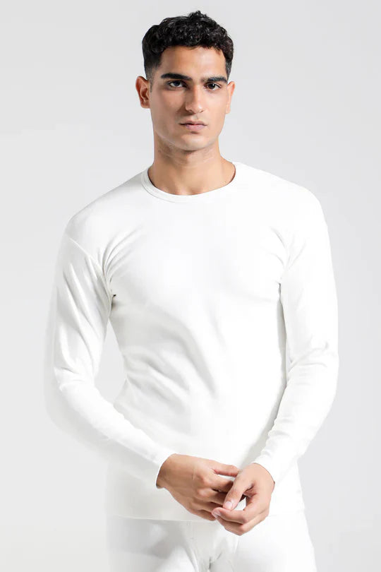 Men's Thermal Warmer Wool (Shirt) - White
