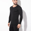 Men's Thermal Warmer Wool TROUSER - BLACK