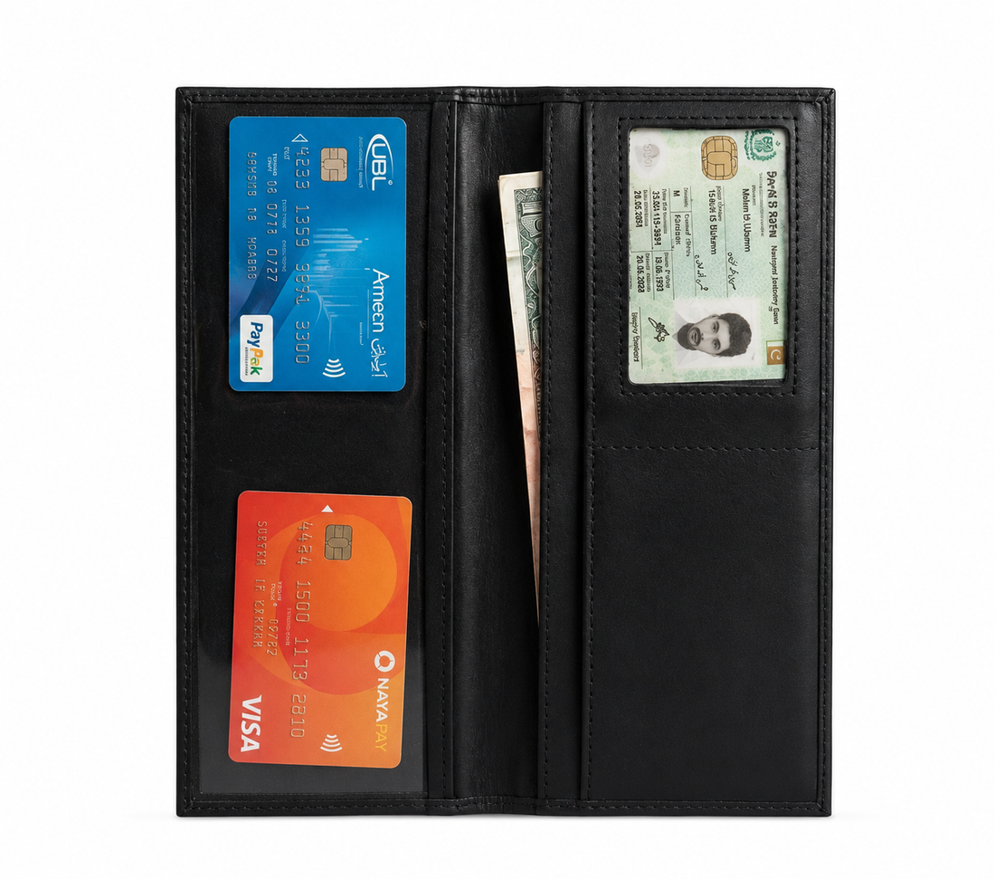 Maax PrimeFold Pure Leather Long Wallet
