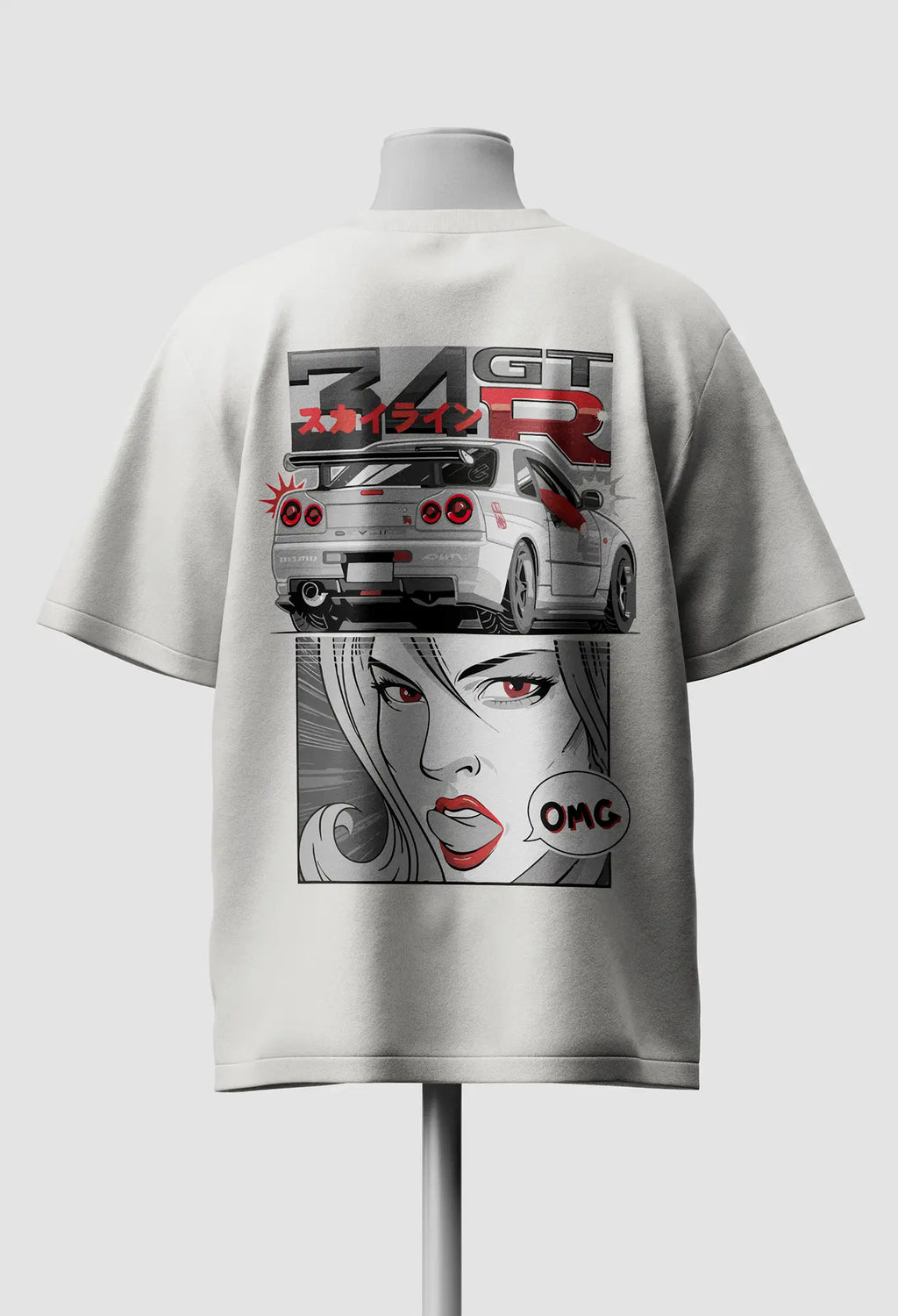 GTR Skyline Oversized T-Shirts