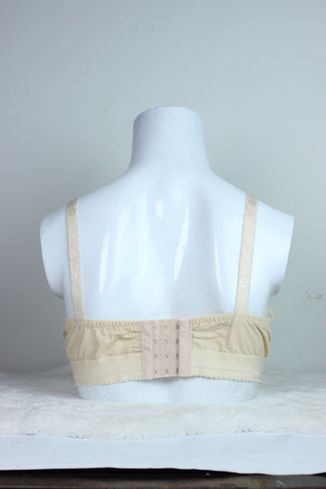Maax Cotton EMB Imported Bra Beige