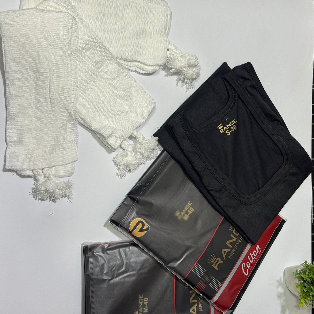 Classic Athletic Undershirt Multi Pack BLACK