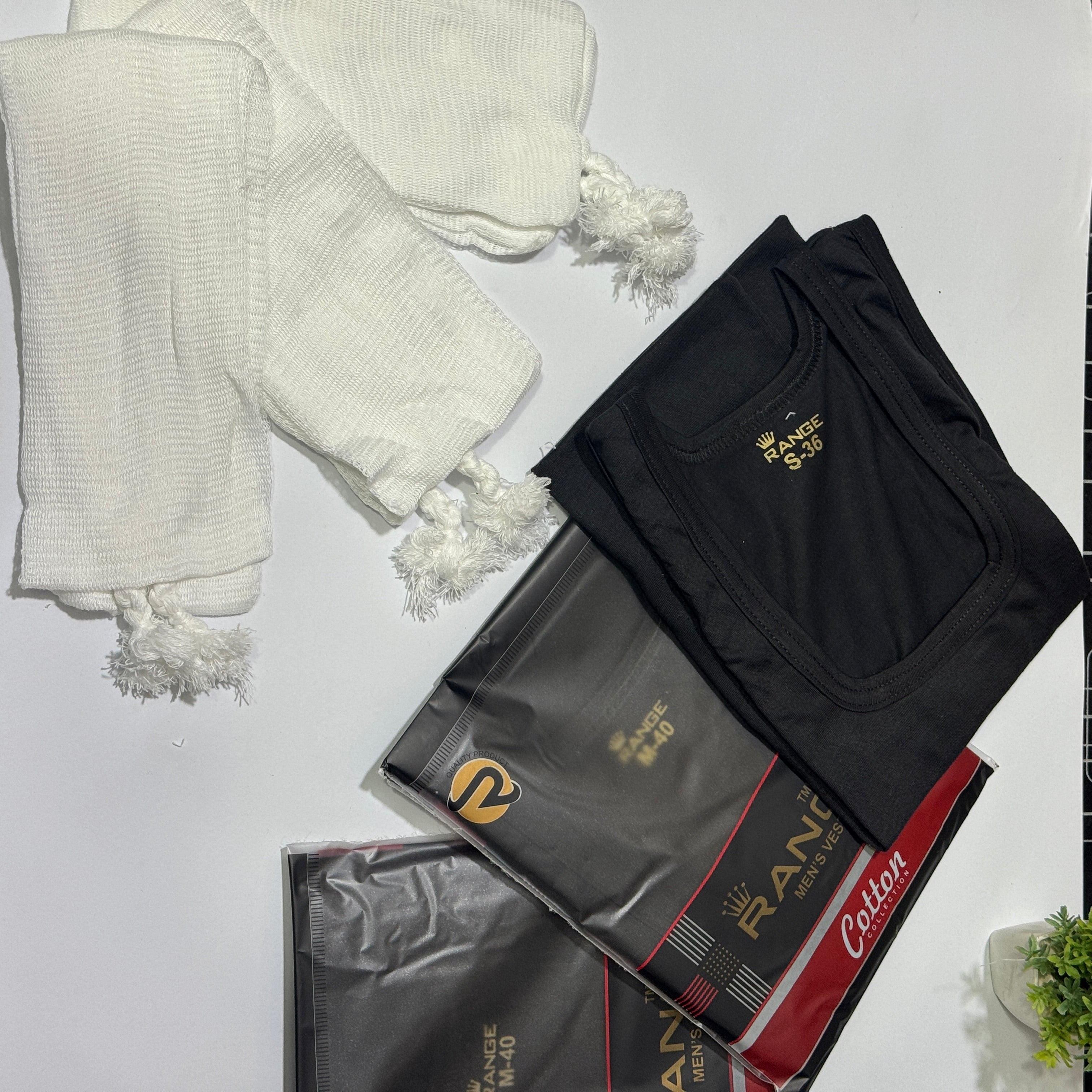 Classic Athletic Undershirt Multi Pack BLACK