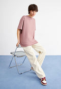 Unisex drop shoulder T-shirt ( T pink )