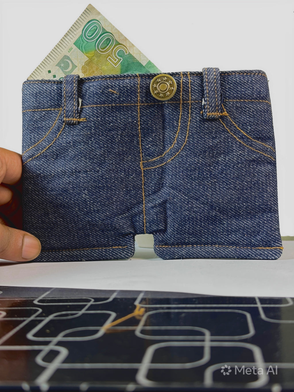 Maax-JEANS SHORTS -  WALLET