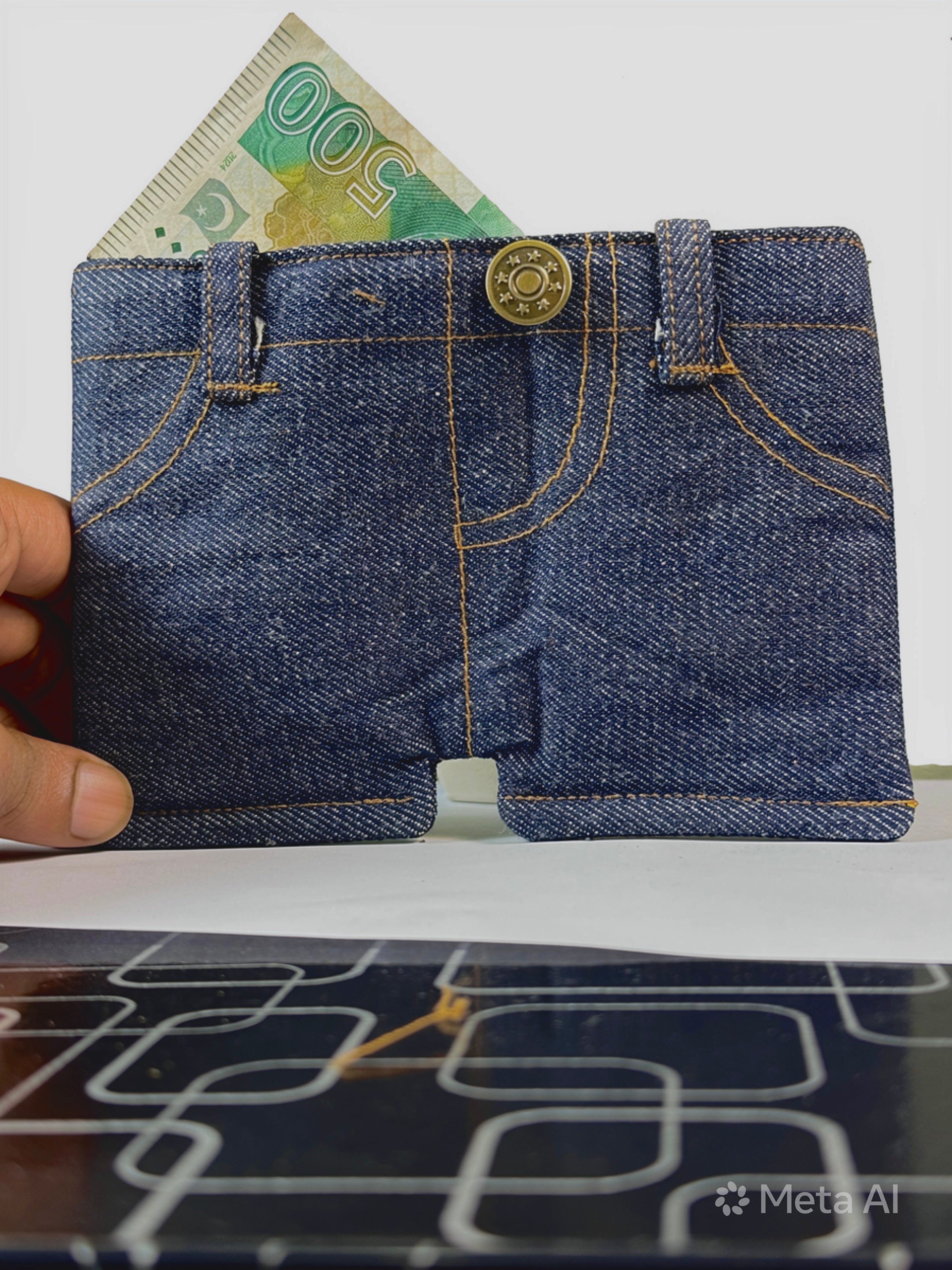 Maax-JEANS SHORTS -  WALLET