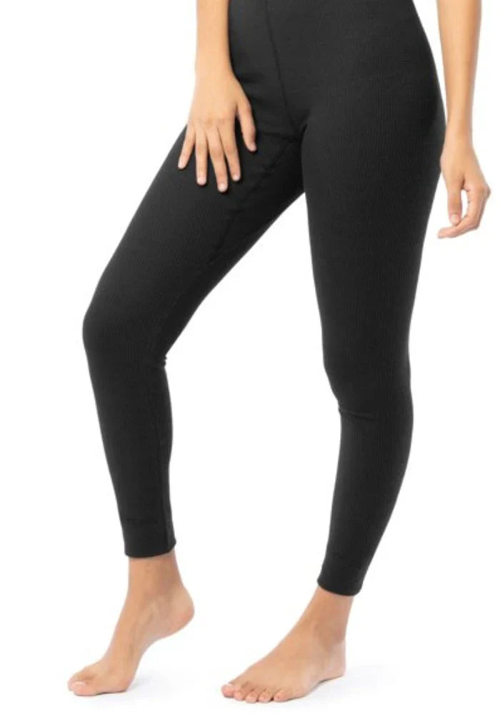 Women's Full-Body Thermal Warmer Wool (FULL SUIT) - BLACK