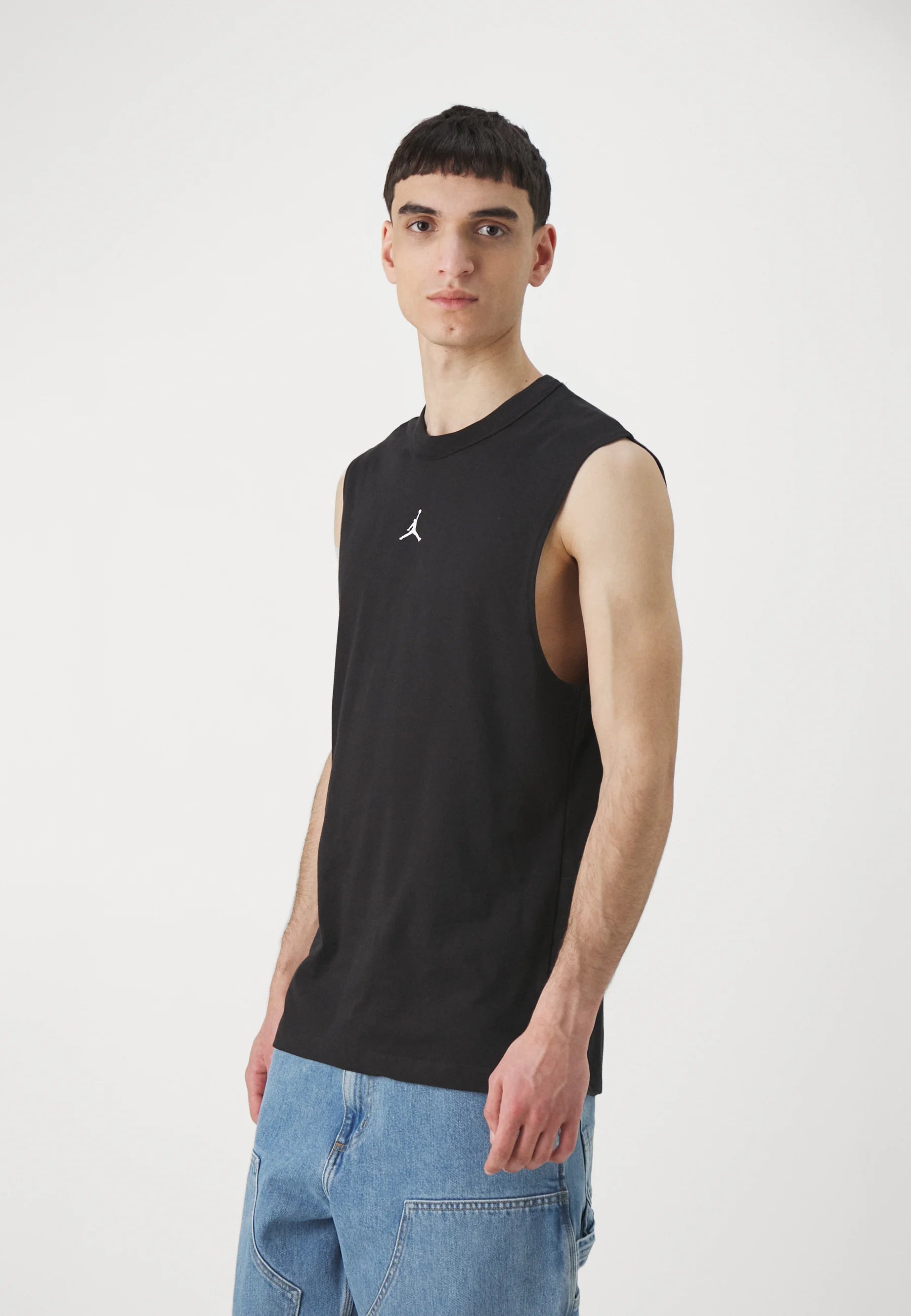 *PREMIUM Tank Tops Sleeveless Shirt BLACK