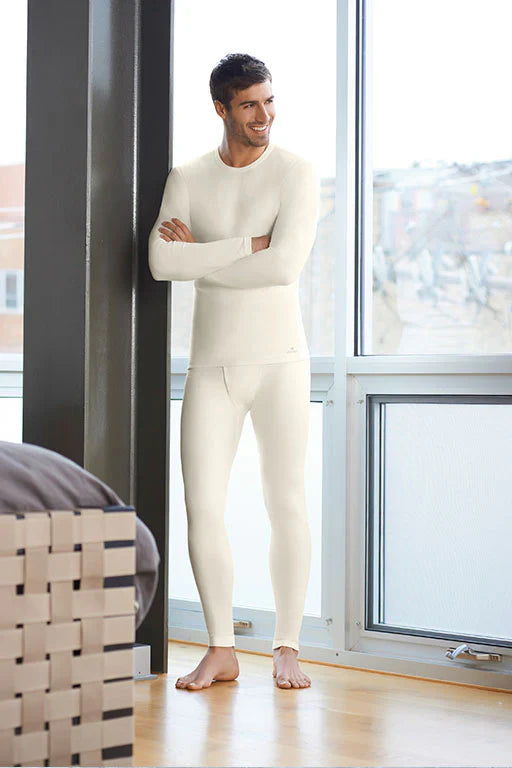 Men's Thermal Warmer Wool (Shirt) - White