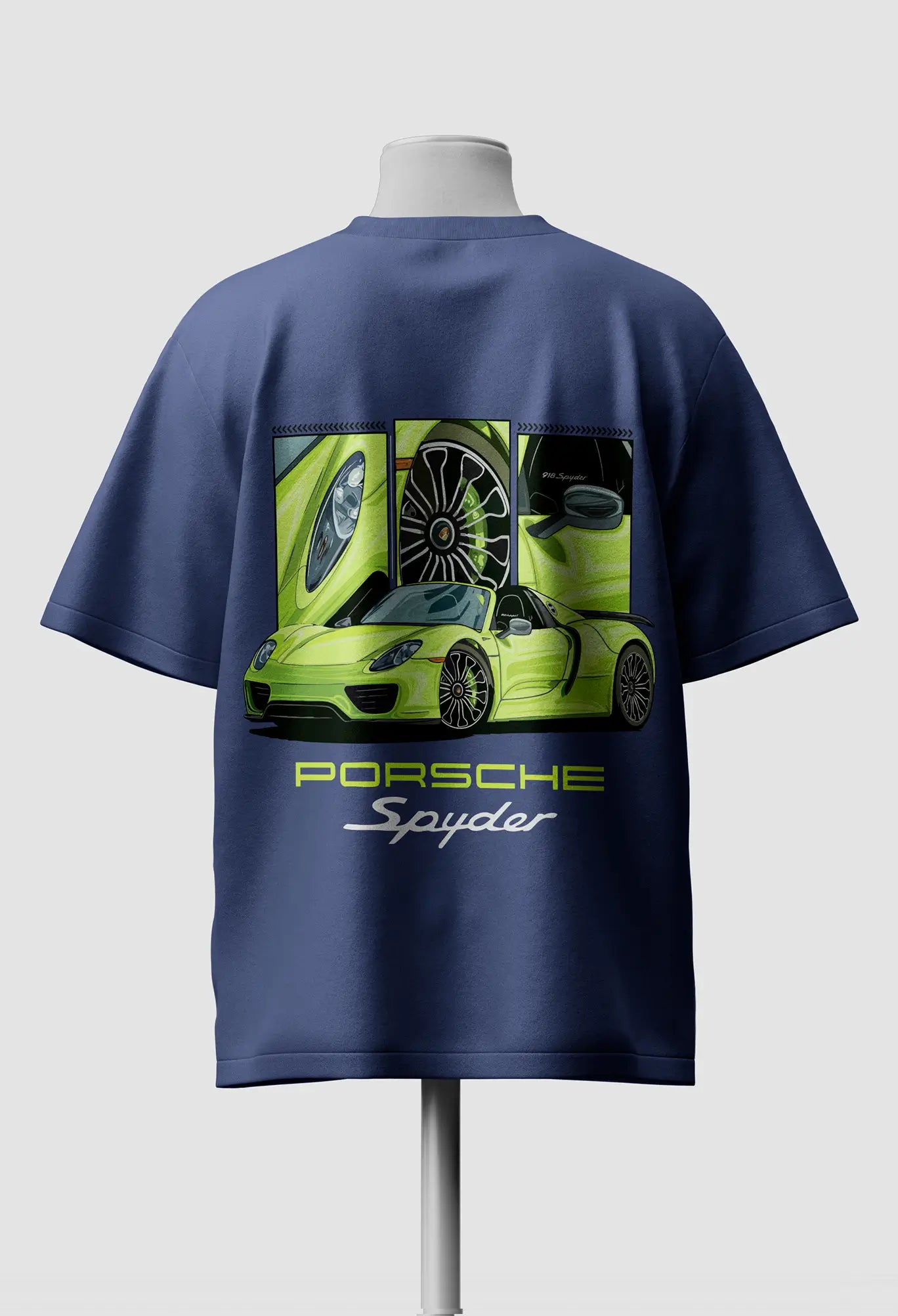 Porsche Car Oversized T-shirt